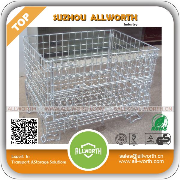 Euro-style Storage Cage/ Wire Mesh Container