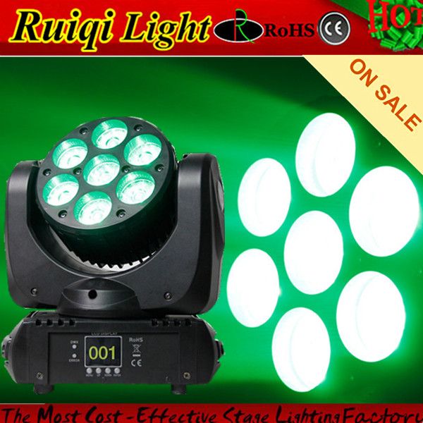 7*12w 4in1 RGBW cree led beam moving head wash