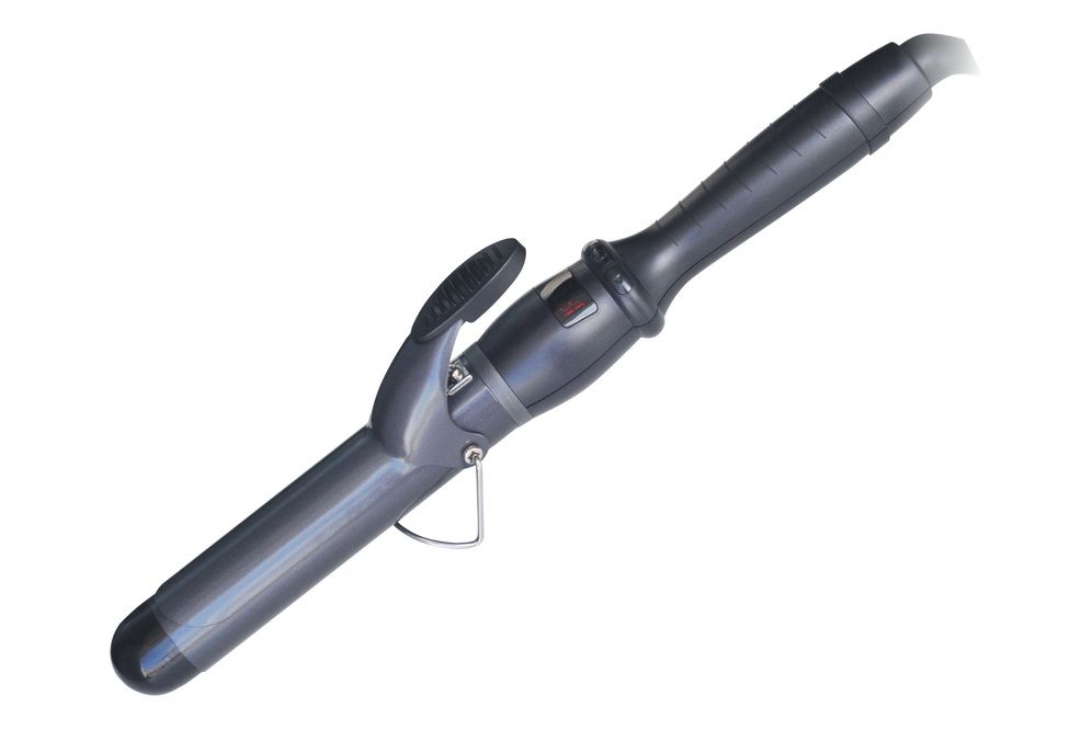 LED hair curling iron