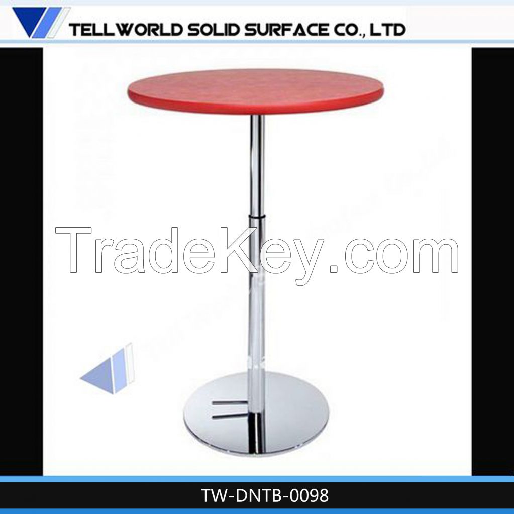 Artificial Stone Marble Acrylic Solid Surface High End Top Dining Table