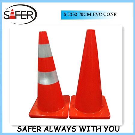 2014 hot sale 28inch pvc traffic cone wholesale