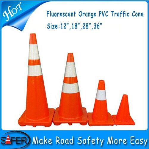 2014 hot sale 36inch pvc traffic cone wholesale