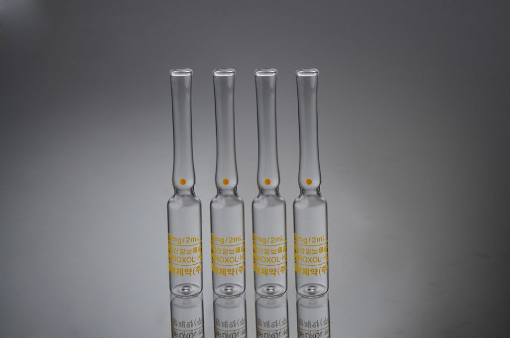 Pharmaceutical neutral borosilicate Glass Tubular Ampoule