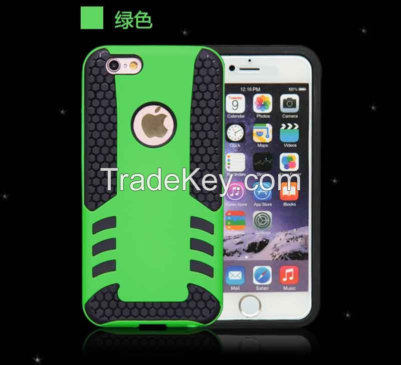 2 IN 1(TPU+PC) case for iphone6