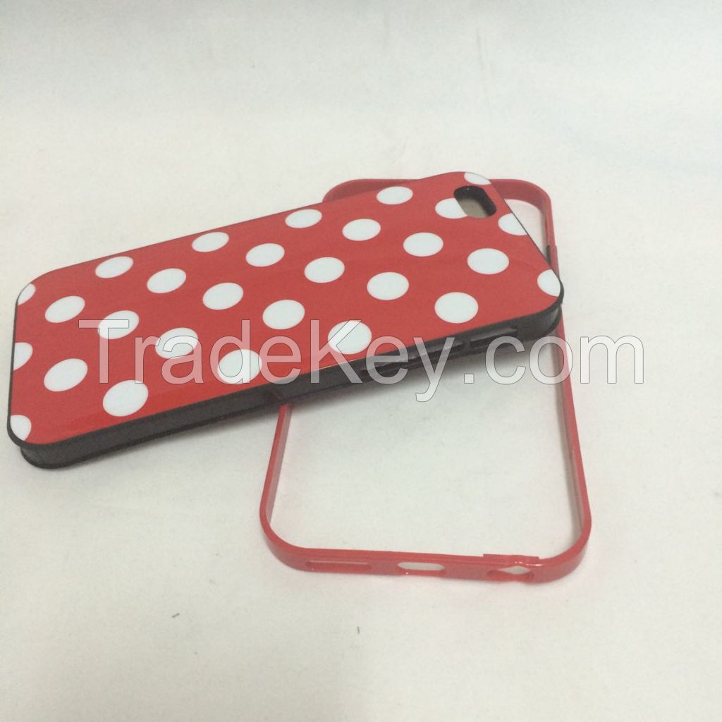 TPU +PC cases with solid Color for iphone6