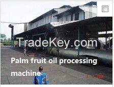 Palm fruit oil processing machine