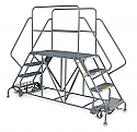 Dbl Sided Work Platform, 4 Step, 90 In D