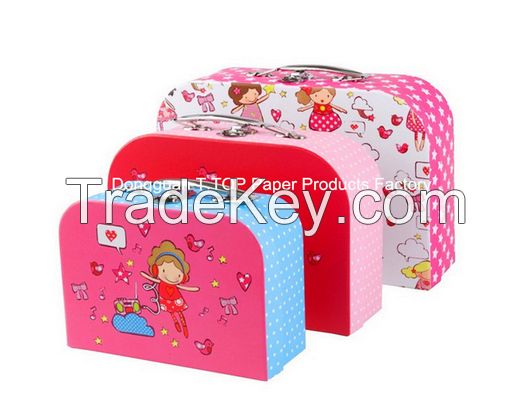 paperboard suitcase box,paperboard pringting box,acept customized
