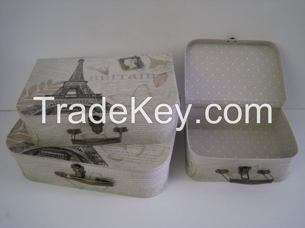 chipboard suitcase box,paperboard pringting box,accept customized