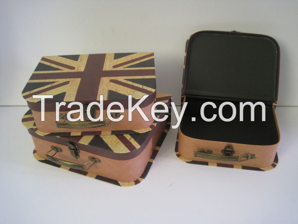 chipboard suitcase box,paperboard pringting box,accept customized