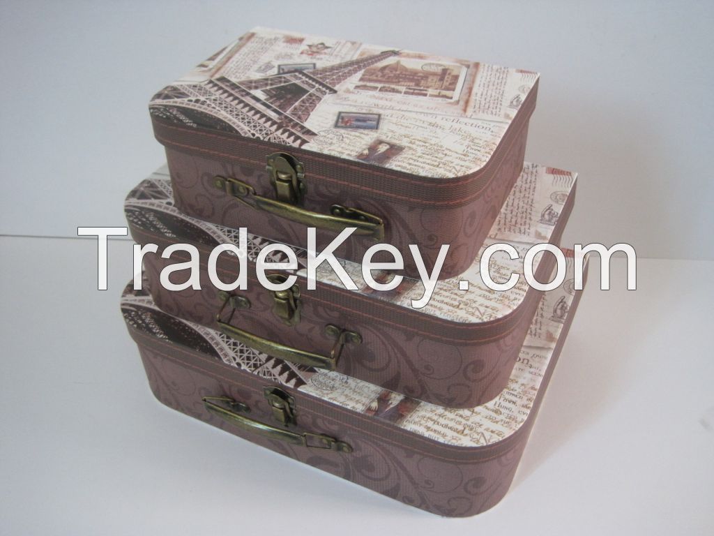 chipboard suitcase box,paperboard pringting box,accept customized