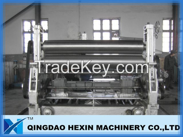 rolling machine for glass processing