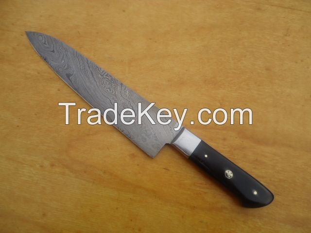 Kitchen Knife set Damascus steel chef knives custom cook 1071-H