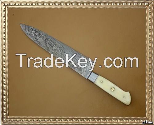 Kitchen Knife set Damascus steel chef knives custom cook 1071-B