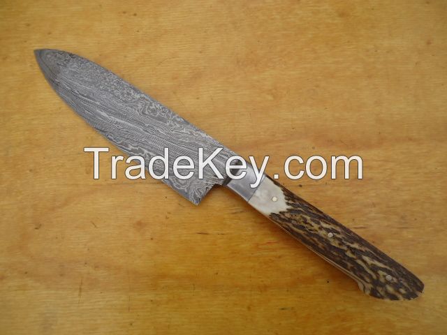 Kitchen Knife set Damascus steel chef knives custom cook 1071-BH