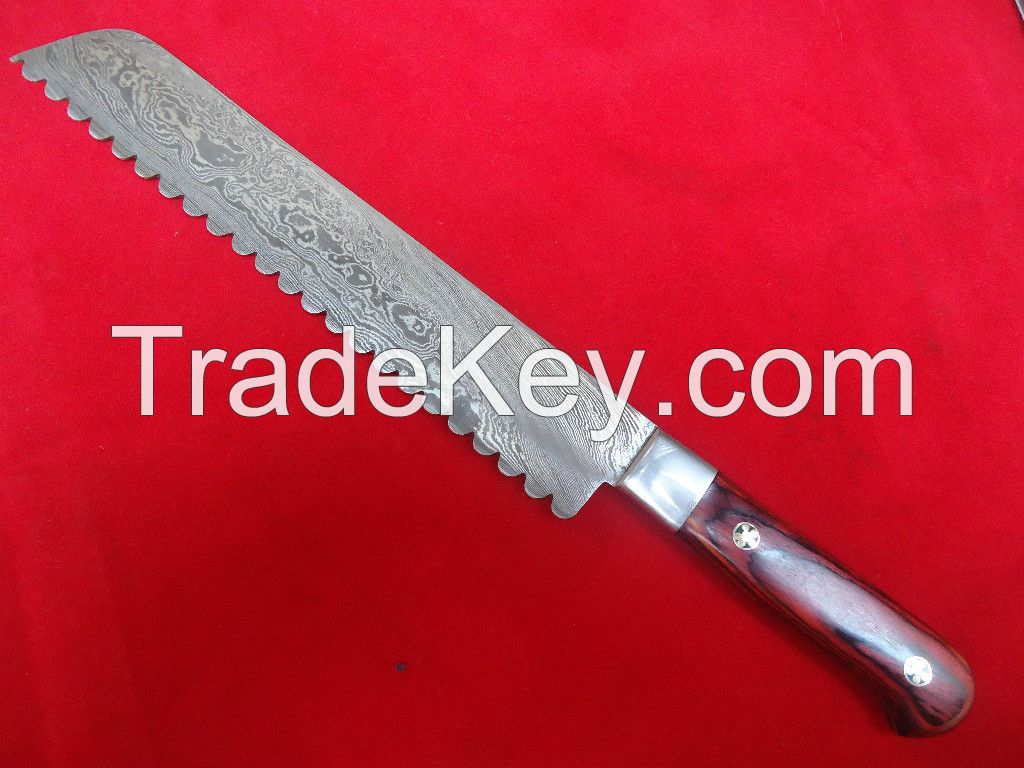 Kitchen Knife set Damascus steel chef knives custom cook 1081