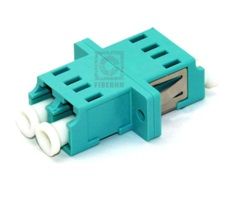 LC DX Fiber Adapter symmetry type With Flange With Window