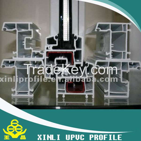 plastic profiles for upvc door and window