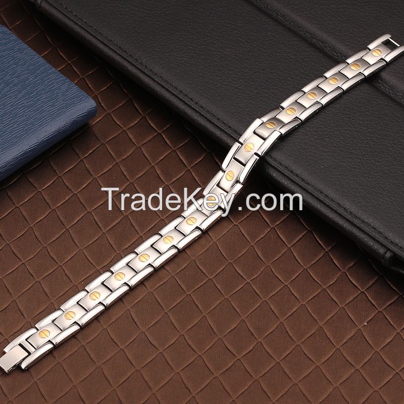 China custom mens 316l stainless steel bracelets