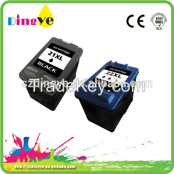 The Factory Price Compatible 21xl /22xl Ink Cartridges For Hp