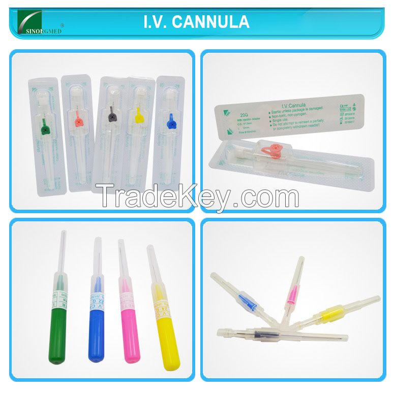 Medical disposable I.V. cannula