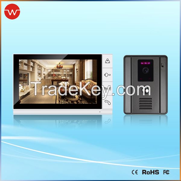 Video Intercom Systems, 9-inch Large Color TFT Screen, Room to Room Intercom + High Resolution