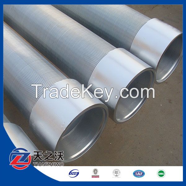 Welded Stainless steel wedge wire screen  water well screen 