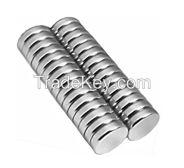 30 Neodymium Magnet Disc N48  Nickel (Ni) Plated Pull Force is approximately 1.5 pounds 