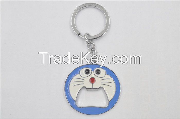 cartoon bottle opener keychain