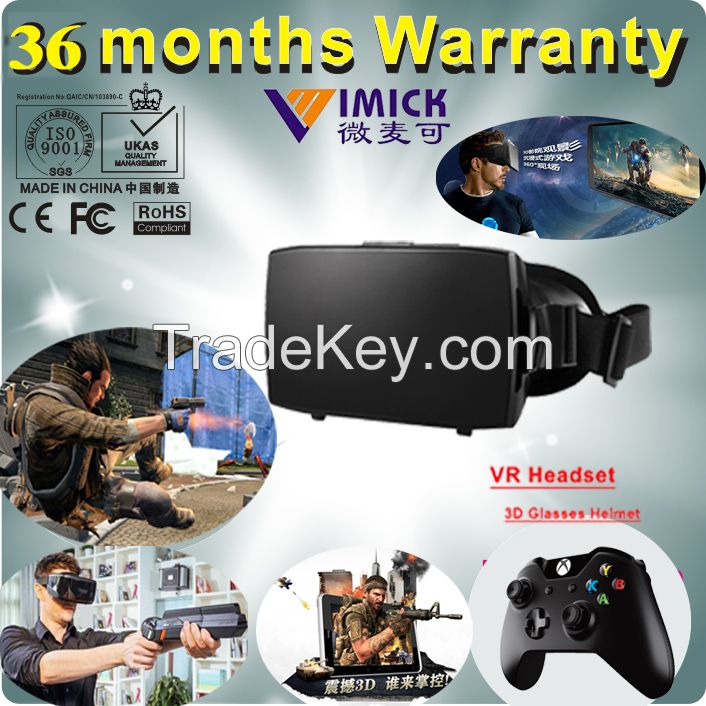 lattest 3D headset virtual reality glasses for smart phone