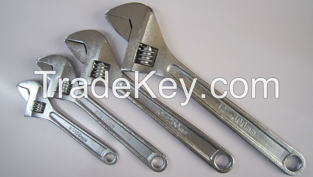 bare handle adjustable wrench