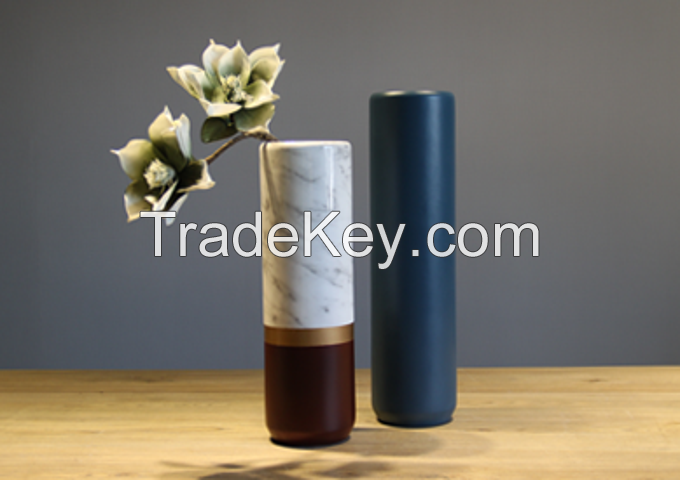 High quality modern and simple style polyresin polished designer small vase