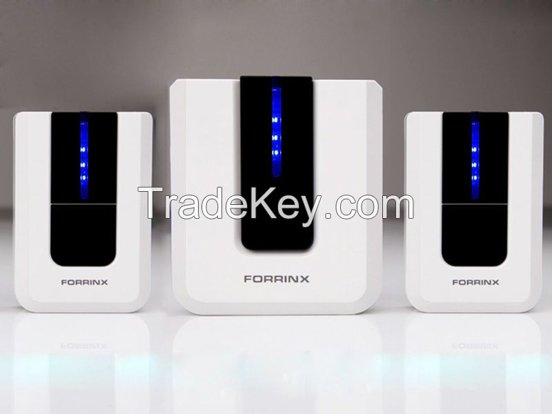 Wireless remote control twin doorbell chime two receivers and one transmitter