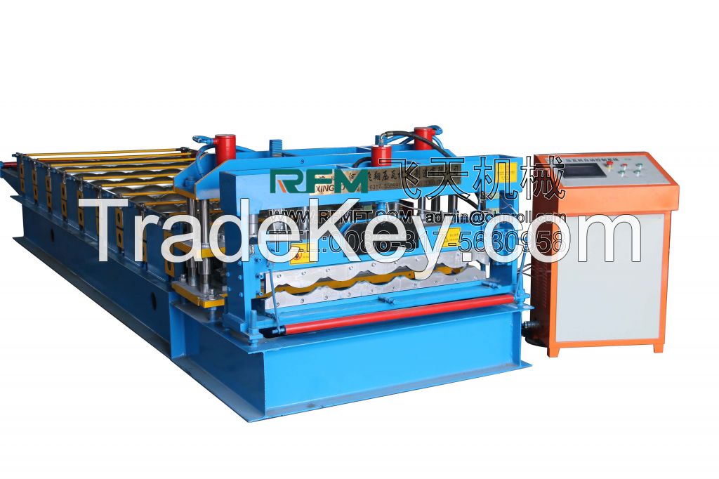 828 Full Automatic Glazed Tile Roll Forming Machine