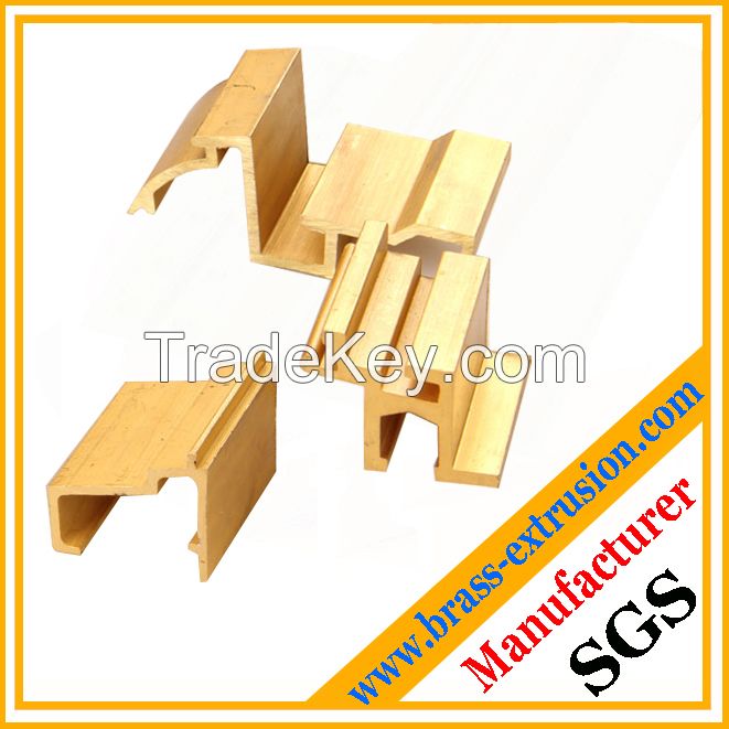decoration material brass extrusion section