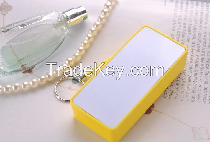 Hot Selling 5200 mah Colorful Key chain Power Bank for Cellphone