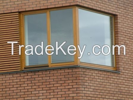 Single frame wooden windows