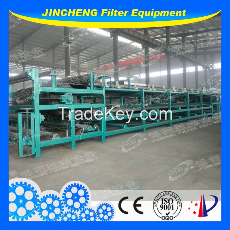 Vacuum belt filter press price for sludge dewatering