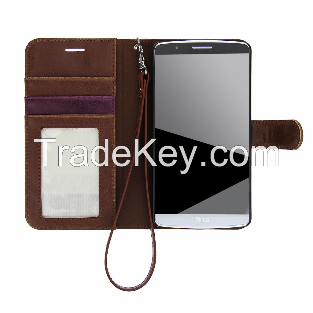 2014 Hot selling wallet stand case for lg g3 , for lg g3 case, high quality case. 