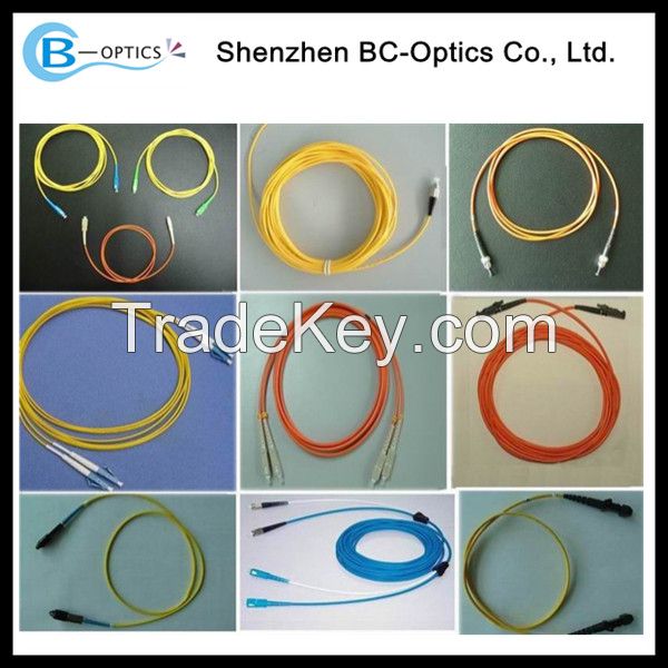 SC to LC/FC/ST PC/UPC Simplex SM Fiber Optic Patch Cord 