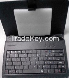 best seller black business leather keyboard for tablet PC keyboard