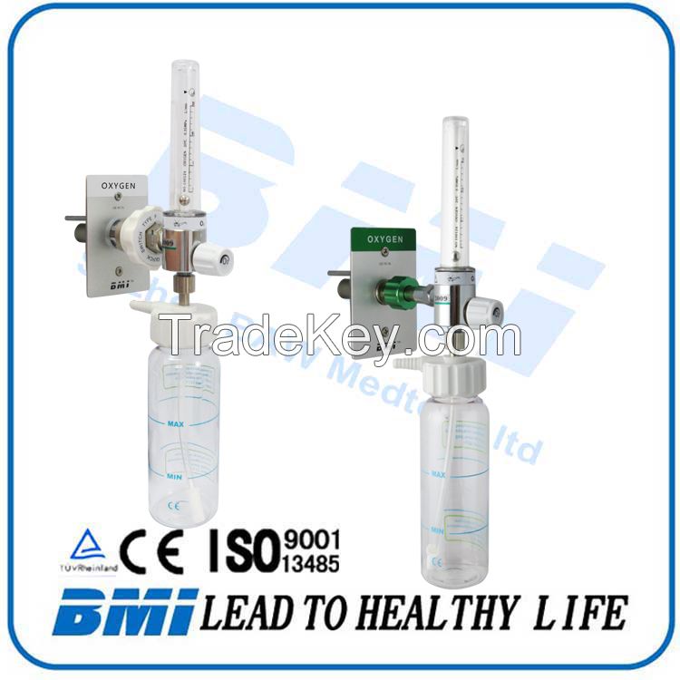 CE marked wall mounted oxygen flow meter with humidifier