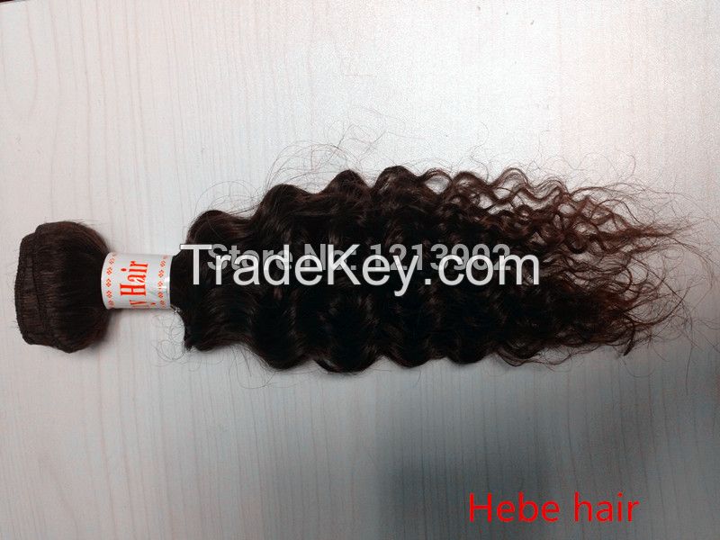 100% brazilian human hair deep weave 16 inch ,33# brown colour ,3pcs/lot fast shiiping 