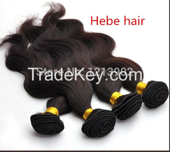 100% brazilian human hair body weave 16-28 inch ,1bcolour ,3pcs/lot fast shiping 