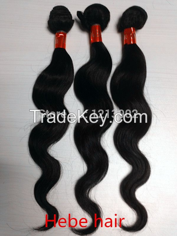 100% brazilian human hair body weave 20 inch ,1bcolour ,3pcs/lot fast shiiping 