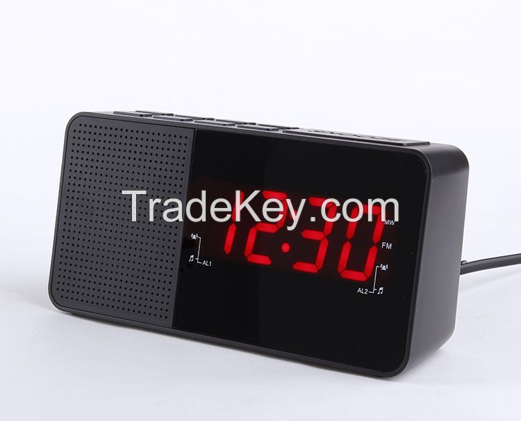 1.2 inch Home Digital LED alarm clock radio receiver