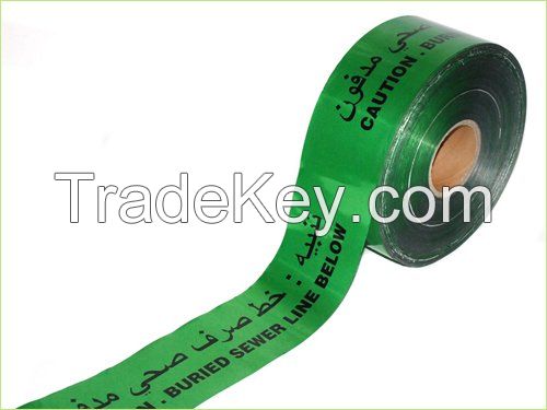 Alumimum Foil Underground Cable Detectable Warning Tape  