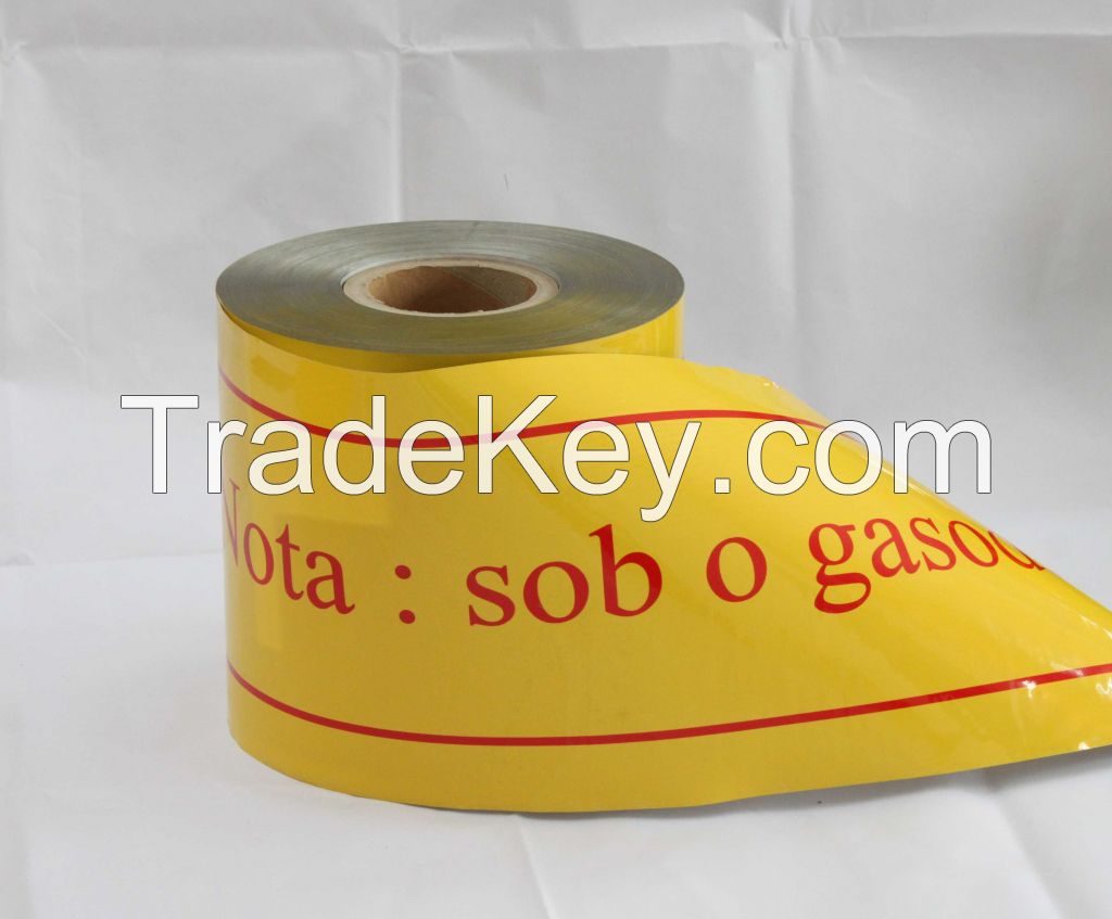 AL Foil Detectable Underground Warning Tape for Underground Use