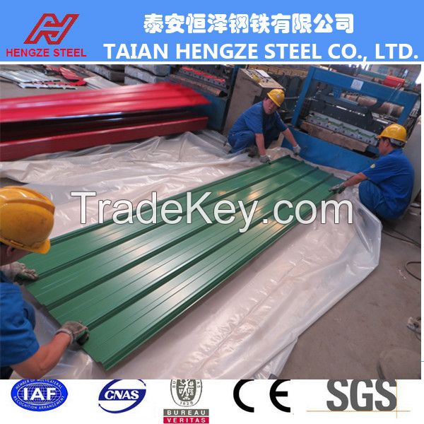 hot dipped galvanized corrugated steel plate/sheet