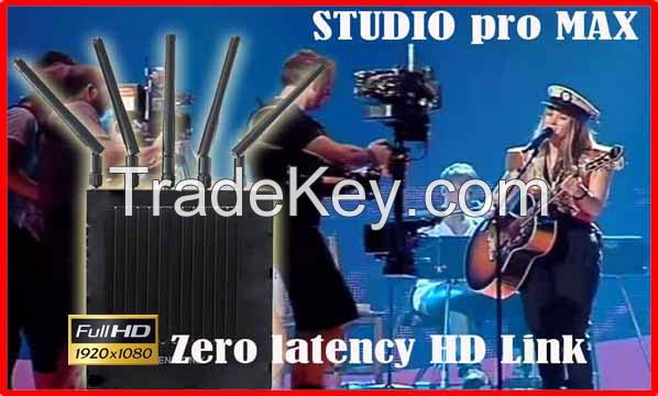 STUDIO Pro MAX â€“ OFDM Zero latency, Full HD-SDI /HDMI wireless camera link for studio.